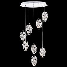  96947S22LED - LED Contemporary 8 Light Crystal Chand