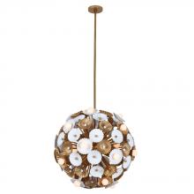  520356WVB - Damask 28 LT Orb Pendant