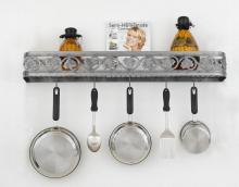  H-80-34Y-B-BK01/A-COP W/CI - POT RACK COLLECTION