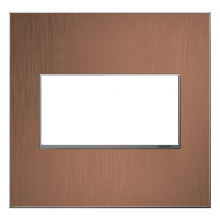  AWM2GCU4 - adorne® Copper Two-Gang Screwless Wall Plate