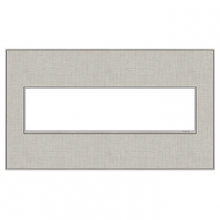  AWM4GTL4 - adorne® True Linen Four-Gang Screwless Wall Plate