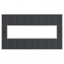  AWM4GRG4 - adorne® Rustic Grey Four-Gang Screwless Wall Plate