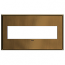  AWC4GCOF4 - adorne® Coffee Four-Gang Screwless Wall Plate