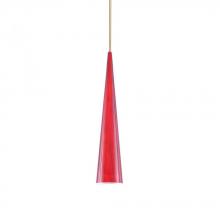  G913-RD - G900 SERIES-RED FLUTE GLASS SHADE