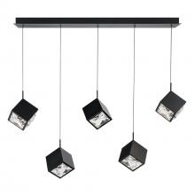  PD-29305L-BK - Ice Cube Chandelier Light