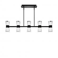  PD-91536-27-BK - Hourglass Pendant Light