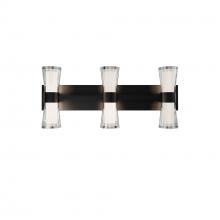  WS-91524-27-BK - Hourglass Bath & Wall Sconce