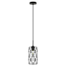  202358A - 1x25W Mini Pendant w/ Matte Black Finish & Wire Cage Frame