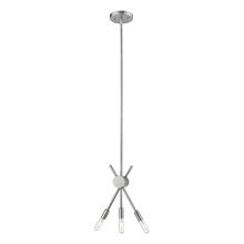  203479A - 3x60W Mini Pendant w/ Polished Nickel Finish