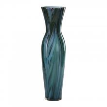  02921 - Tall Peacock Feather Vase