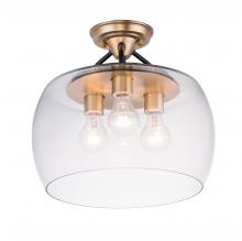  26130CLBZAB - Goblet-Semi-Flush Mount