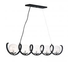  35105CDBKPN - Curlicue-Multi-Light Pendant