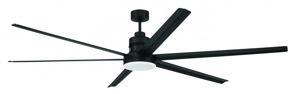 80" Mondo Indoor/Outdoor in Flat Black w/ Flat Black Blades