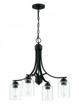  50524-FB - Bolden 4 Light Chandelier in Flat Black