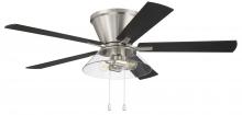  IST52BNK5 - 52" Insight Brushed Nickel Finish, Black Walnut/Greywood Blades, Integrated Light kit Included