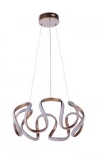  55790-CHB-LED - Pulse Dimmable LED Pendant in Chapagne Brass