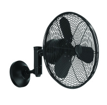 Craftmade BW414FB3 - Bellows IV 14" 3-Blade Indoor/Outdoor (Damp) Ceiling Fan in Flat Black w/ Flat Black Blades