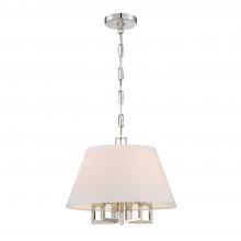  2255-PN - Libby Langdon Westwood 5 Light Polished Nickel Pendant