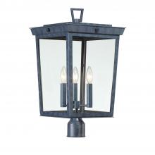  BEL-A8069-GE - Belmont 3 Light Graphite Outdoor Post