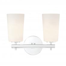  COL-102-CH - Colton 2 Light Polished Chrome Sconce