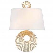  DOR-B7702-RG - Doral 2 Light Renaissance Gold Sconce