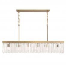  EMO-5407-MG - Emory 6 Light Modern Gold Linear Chandelier