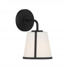  FUL-911-BK - Fulton 1 Light Black Sconce