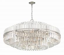  HAY-1409-PN - Hayes 32 Light Polished Nickel Chandelier