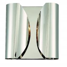  MOQ-A3692-PN - Monique 2 Light Polished Nickel Sconce