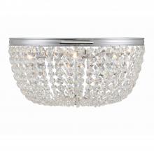  NOL-320-CH-CL-MWP - Nola 5 Light Polished Chrome Flush Mount