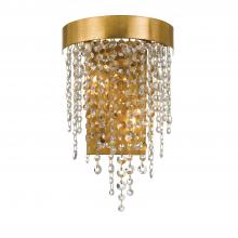  WIN-612-GA-CL-MWP - Winham 2 Light Antique Gold Crystal Sconce