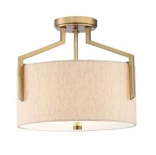 Designers Fountain 93911-BG - Elara Semi-Flush