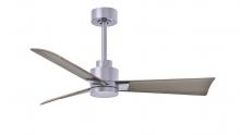  AK-BN-GA-42 - Alessandra 3-blade transitional ceiling fan in brushed nickel finish with gray ash blades. Optimiz