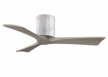  IR3H-BW-GA-42 - Irene-3H three-blade flush mount paddle fan in Barn Wood finish with 42” Gray Ash tone blades. 