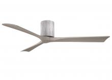  IR3H-BW-GA-60 - Irene-3H three-blade flush mount paddle fan in Barn Wood finish with 60” Gray Ash tone blades. 