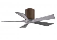  IR5H-WN-BW-42 - Irene-5H five-blade flush mount paddle fan in Walnut finish with 42” solid barn wood tone blades