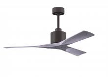  NK-TB-BW-52 - Nan 6-speed ceiling fan in Textured Bronze finish with 52” solid barn wood tone wood blades