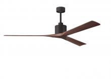  NKXL-TB-WA-72 - Nan XL 6-speed ceiling fan in Matte White finish with 72” solid walnut tone wood blades