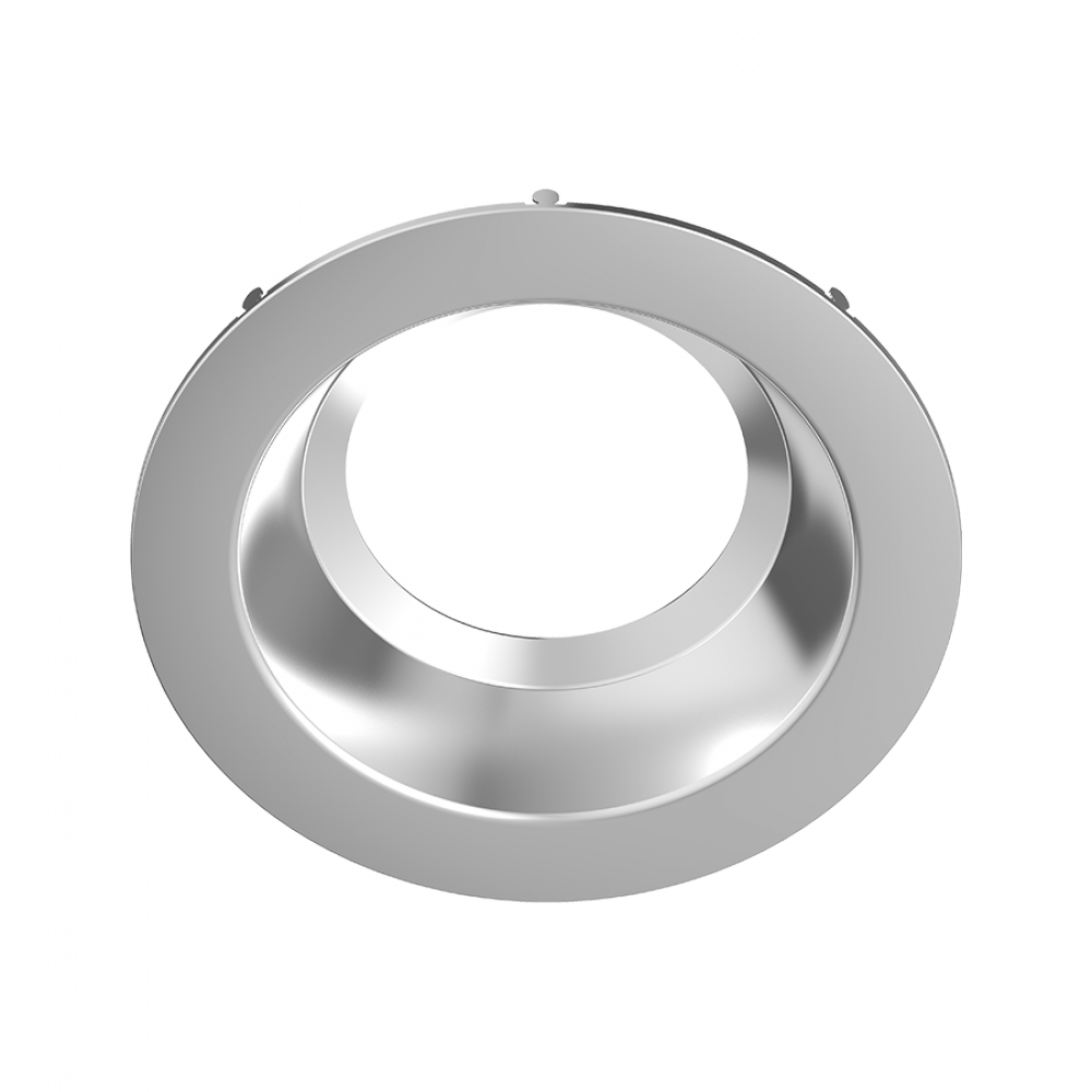 RECESSED DOWNLIGHTS COMMERCIAL TRIM 8 INCHES 24W ROUND SMOOTH BRUSHED NICKEL