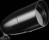  LFP16B - LANDSCAPE 650 LUMENS FLOOD SLEEK 16 PAR16 60W MAX BLACK