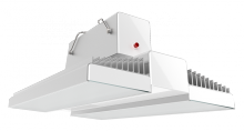  RAIL150N/MVS/E - HIBAY 19281 LUMENS RAIL 150W 4000K LED 120V-277V MVS BATTERY BACKUP WHITE/ALUMINUM