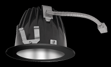  NDLED4RD-80Y-S-B - RECESSED DOWNLIGHTS 12 LUMENS NDLED4RD 4 INCH ROUND UNIVERSAL DIMMING 80 DEGREE BEAM SPREAD 3000K