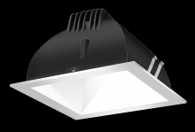  NDLED4SD-50N-W-S - RECESSED DOWNLIGHTS 12 LUMENS NDLED4SD 4 INCH SQUARE UNIVERSAL DIMMING 50 DEGREE BEAM SPREAD 4000K