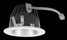  NDLED4RD-80Y-M-W - RECESSED DOWNLIGHTS 12 LUMENS NDLED4RD 4 INCH ROUND UNIVERSAL DIMMING 80 DEGREE BEAM SPREAD 3000K