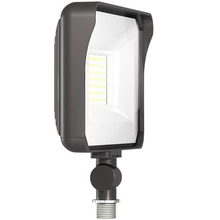  X34-55L-840/120 - Floodlights, 6317 lumens, X34, 55W, knuckle mount, 80CRI 4000K, bronze, 120V