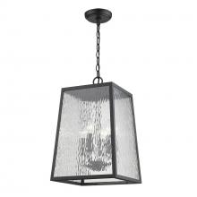  1626BK - Hirche 4-Light Matte Black Pendant