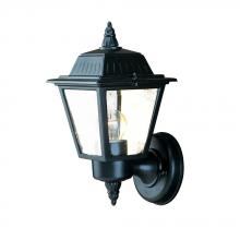  5005BK - Builder's Choice Collection Wall-Mount 1-Light Outdoor Matte Black Light Fixture