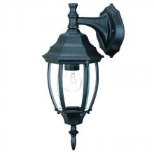  5010BK - Wexford Collection Wall-Mount 1-Light Outdoor Matte Black Light Fixture