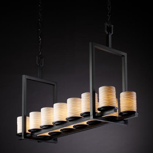 Dakota 14-Light Bridge Chandelier (Short)