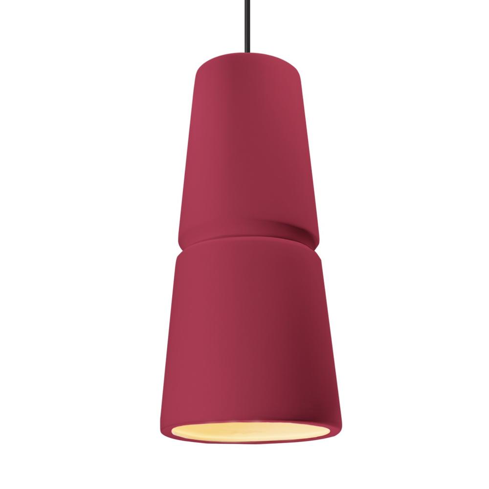 Large Cone 1-Light LED Pendant